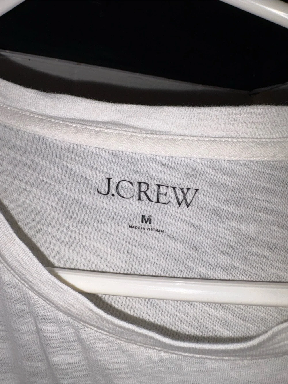 J. Crew White Mermaid Swim Club Graphic Tee with Blue Print